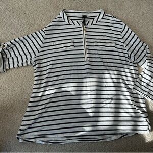 Cathy striped shirt - size large.